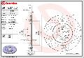 Tarcza hamulcowa , 09.7267.50, BREMBO w ofercie sklepu e-autoparts.pl 