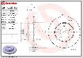 Tarcza hamulcowa do Forda, 09.7652.10, BREMBO w ofercie sklepu e-autoparts.pl 