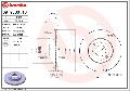 Tarcza hamulcowa do Kia, 09.9503.10, BREMBO w ofercie sklepu e-autoparts.pl 
