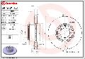 Tarcza hamulcowa do Iveco, 09.9761.60, BREMBO w ofercie sklepu e-autoparts.pl 