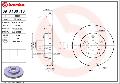 Tarcza hamulcowa do Toyoty, 09.A130.10, BREMBO w ofercie sklepu e-autoparts.pl 