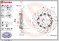 Tarcza hamulcowa, TWO-PIECE FLOATING DISCS LINE09.A804.33, BREMBO w ofercie sklepu e-autoparts.pl 