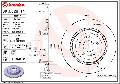 Tarcza hamulcowa, COATED DISC LINE09.D028.11, BREMBO w ofercie sklepu e-autoparts.pl 