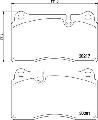 Klocki hamulcowe - komplet , P 02 002, BREMBO w ofercie sklepu e-autoparts.pl 