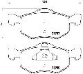 Klocki hamulcowe - komplet do Mazdy, P 24 056, BREMBO w ofercie sklepu e-autoparts.pl 