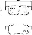 Klocki hamulcowe - komplet do Rovera, P 28 017, BREMBO w ofercie sklepu e-autoparts.pl 