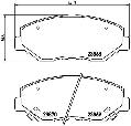 Klocki hamulcowe - komplet do Hondy, P 28 035, BREMBO w ofercie sklepu e-autoparts.pl 