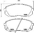 Klocki hamulcowe - komplet do Kia, P 30 039, BREMBO w ofercie sklepu e-autoparts.pl 