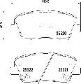 Klocki hamulcowe - komplet do Hyundia, P 30 081, BREMBO w ofercie sklepu e-autoparts.pl 