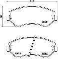 Klocki hamulcowe - komplet do Chryslera, P 37 007, BREMBO w ofercie sklepu e-autoparts.pl 