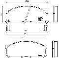 Klocki hamulcowe - komplet do Mazdy, P 49 010, BREMBO w ofercie sklepu e-autoparts.pl 