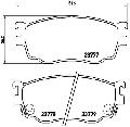Klocki hamulcowe - komplet do Mazdy, P 49 026, BREMBO w ofercie sklepu e-autoparts.pl 
