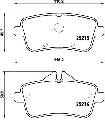 Klocki hamulcowe - kompletP50100, BREMBO w ofercie sklepu e-autoparts.pl 
