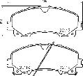 Klocki hamulcowe - komplet , P 56 106, BREMBO w ofercie sklepu e-autoparts.pl 