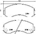 Klocki hamulcowe - komplet do Volvo, P 99 003, BREMBO w ofercie sklepu e-autoparts.pl 