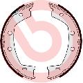 Szczęki hamulcowe, hamulec postojowy do Land Rovera, S 44 508, BREMBO w ofercie sklepu e-autoparts.pl 