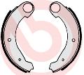Zestaw szczęk hamulcowych do Citroena, S 61 503, BREMBO w ofercie sklepu e-autoparts.pl 