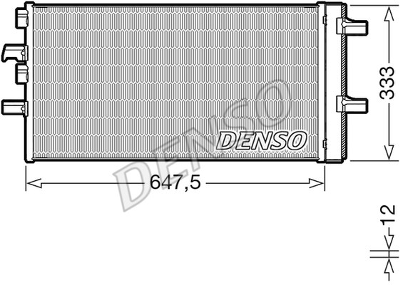 CHŁODNICA KLIMATYZACJI BMW do BMW, DCN05108, DENSO w ofercie sklepu e-autoparts.pl 