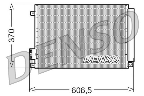 Chłodnica klimatyzacji - skraplacz DCN09045 DENSO