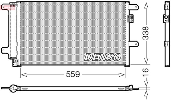 Skraplacz klimatyzacji do Iveco, DCN12007, DENSO w ofercie sklepu e-autoparts.pl 