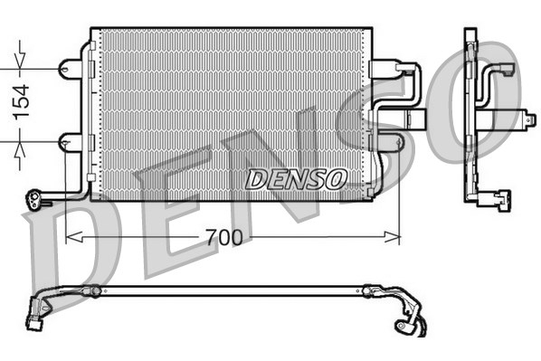 Chłodnica klimatyzacji - skraplacz DCN32017 DENSO