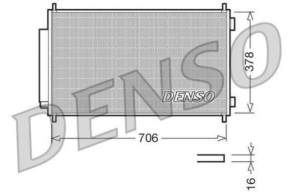 Chłodnica klimatyzacji - skraplacz DCN40002 DENSO