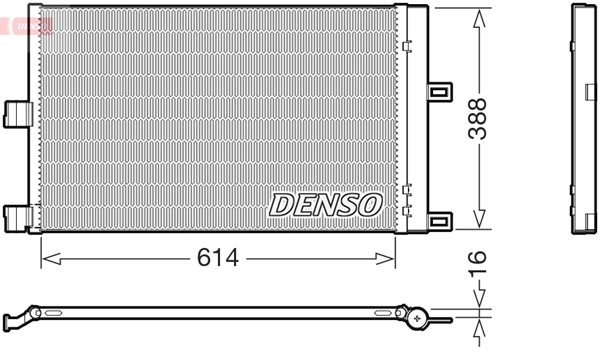 Skraplacz klimatyzacji , DCN99080, DENSO w ofercie sklepu e-autoparts.pl 
