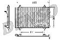 Chłodnica klimatyzacji - skraplacz do Citroena, DCN07008, DENSO w ofercie sklepu e-autoparts.pl 