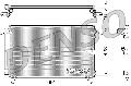 Chłodnica klimatyzacji - skraplacz do Lexusa, DCN51008, DENSO w ofercie sklepu e-autoparts.pl 