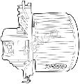 Wentylator wewnętrzny do Fiata, DEA09070, DENSO w ofercie sklepu e-autoparts.pl 