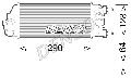 Chłodnica powietrza doładowującego do Fiata, DIT09115, DENSO w ofercie sklepu e-autoparts.pl 