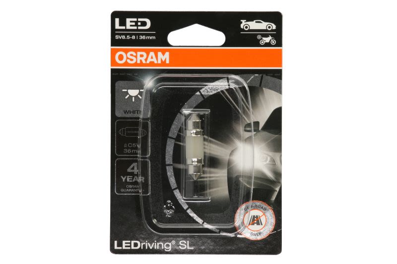 Żarówka, LEDriving® SL do Renault, 6418DWP-01B, OSRAM w ofercie sklepu e-autoparts.pl 