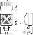 Lampa przednia, LEDriving® CUBE MX85-SP, LEDDL101-SP, OSRAM w ofercie sklepu e-autoparts.pl 