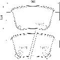 Klocki hamulcowe - kompletMDB2546, MINTEX w ofercie sklepu e-autoparts.pl 