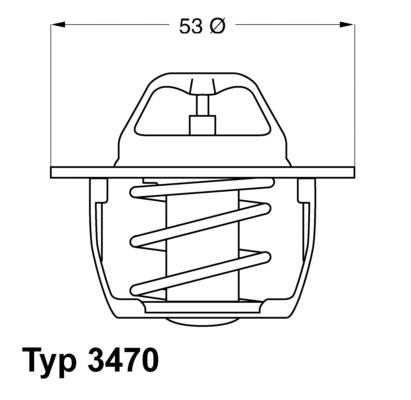 Termostat układu chłodzenia 3470.89D50 WAHLER