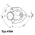 Termostat układu chłodzenia do Opla, 4164.92D, WAHLER w ofercie sklepu e-autoparts.pl 