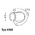 Termostat układu chłodzenia do Opla, 4168.92D, WAHLER w ofercie sklepu e-autoparts.pl 