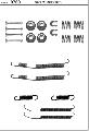 Zestaw akcesoriów, szczęki hamulcowe do Mitsubishi, 0760, Quick Brake ApS w ofercie sklepu e-autoparts.pl 