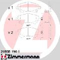 Klocki hamulcowe - komplet24668.190.1, ZIMMERMANN w ofercie sklepu e-autoparts.pl 
