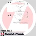 Klocki hamulcowe - komplet24697.190.1, ZIMMERMANN w ofercie sklepu e-autoparts.pl 