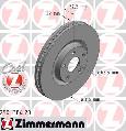 Tarcza hamulcowa, COAT Z do Forda, 250.1384.20, ZIMMERMANN w ofercie sklepu e-autoparts.pl 