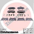 Klocki hamulcowe - komplet do Citroena, 25250.190.2, ZIMMERMANN w ofercie sklepu e-autoparts.pl 