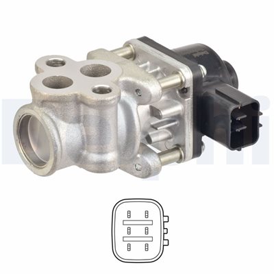 Zawór EGR do Suzuki, EG10611-12B1, DELPHI w ofercie sklepu e-autoparts.pl 