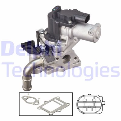 Zawór EGR do Kia, EG10613-12B1, DELPHI w ofercie sklepu e-autoparts.pl 