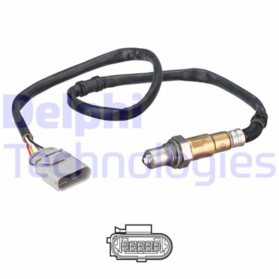 Sonda lambda do Audi, ES21183-, DELPHI w ofercie sklepu e-autoparts.pl 