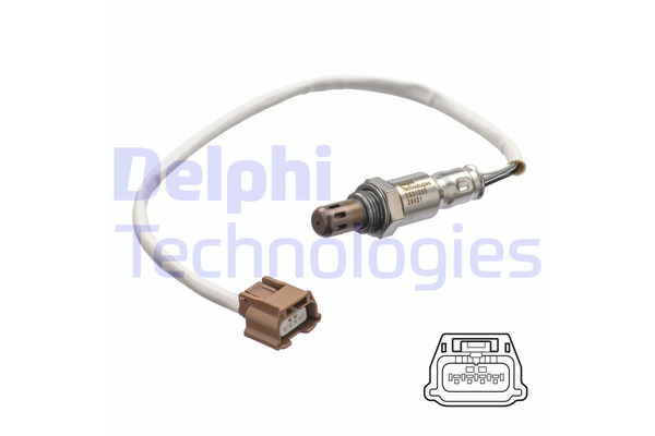 Sonda lambda (liczba przewodów 4)  , ES21259-12B1, DELPHI w ofercie sklepu e-autoparts.pl 