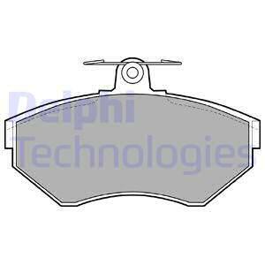 Klocki hamulcowe - komplet LP1410 Delphi (Lockheed)