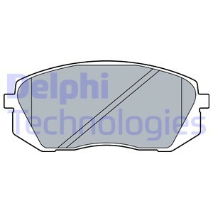 Klocki hamulcowe - komplet LP3535 DELPHI