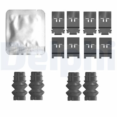 Zestaw montażowy klocków hamulcowych do Forda, LX0803, DELPHI w ofercie sklepu e-autoparts.pl 