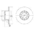 Tarcza hamulcowa do Mercedesa, BG2265, DELPHI w ofercie sklepu e-autoparts.pl 